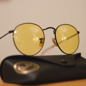 Ray-Ban RB3447 Round Washed Evolve Sunglasses